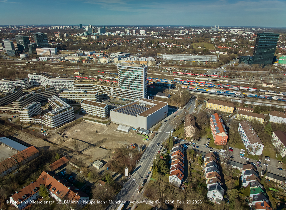 20.02.2023 - Copterfotos und Luftbilder von Berg am Laim